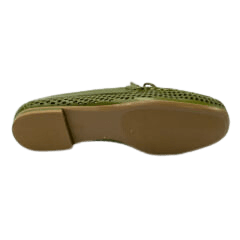 Sapatilha Luz da Lua 68417800 Couro Natural New Ridge Saara Oliva