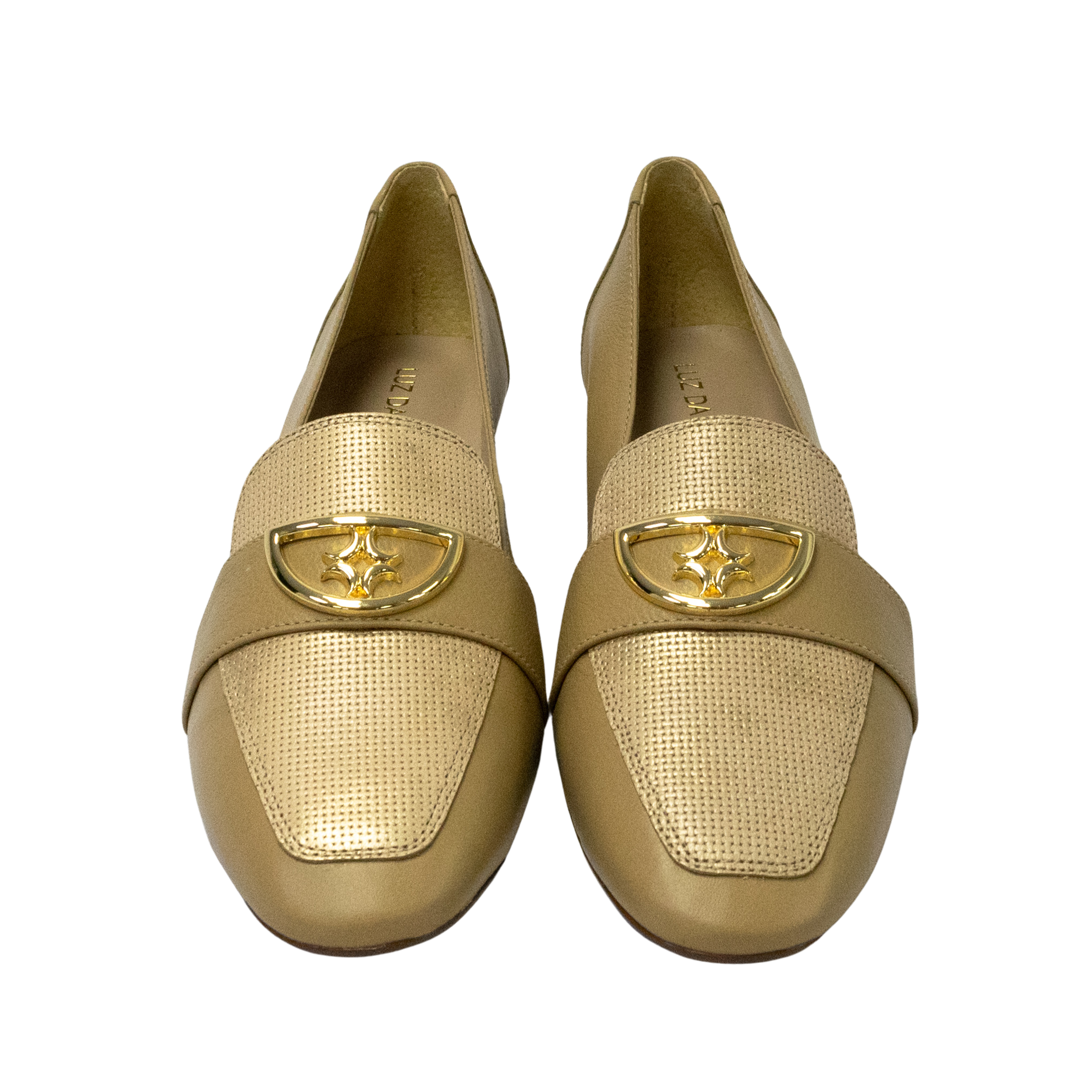 Sapatilha Luz da Lua 80330007 Loafer em Couro Natural Saara