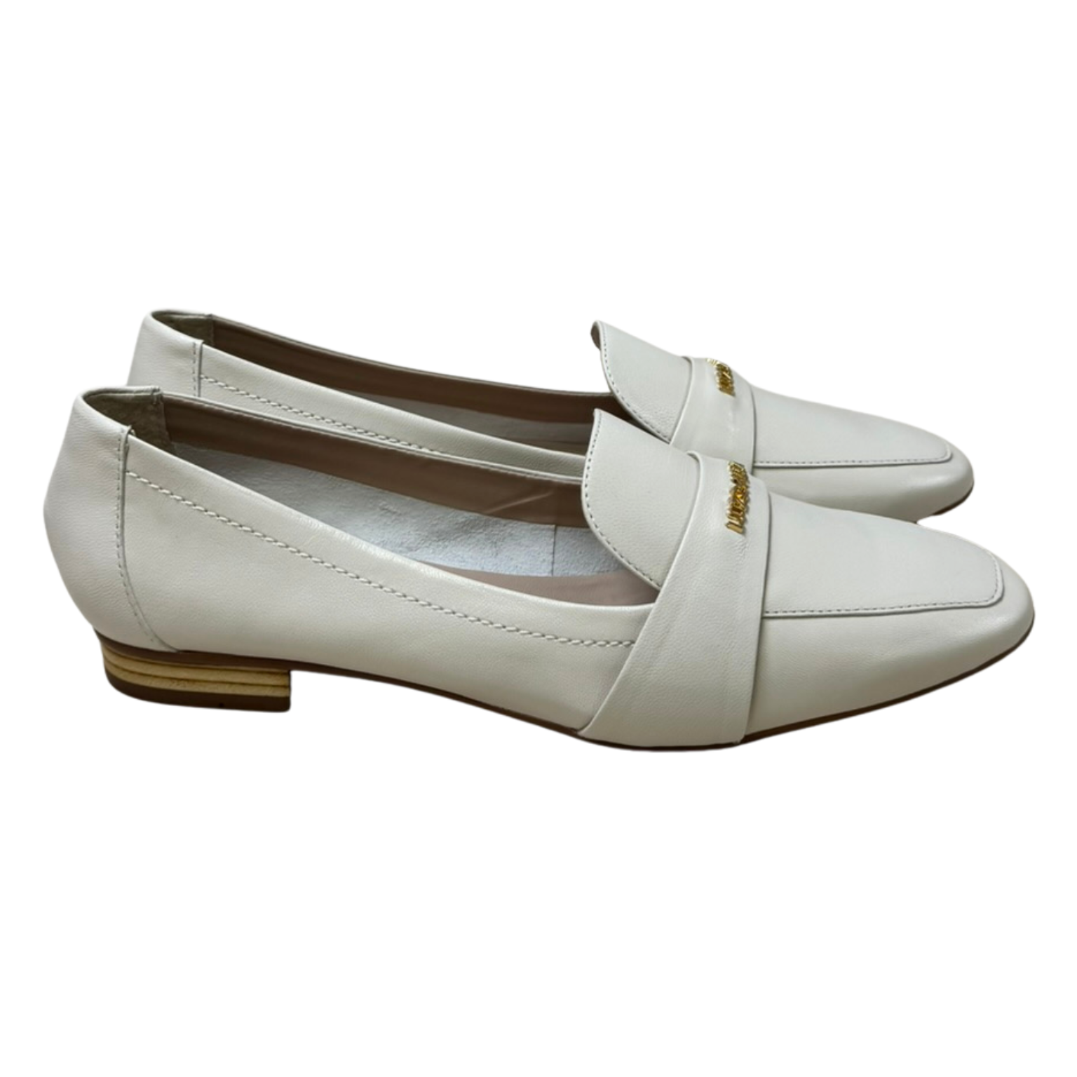 Sapatilha Luz da Lua 80330037 Loafer Couro Natural Panna - Islen