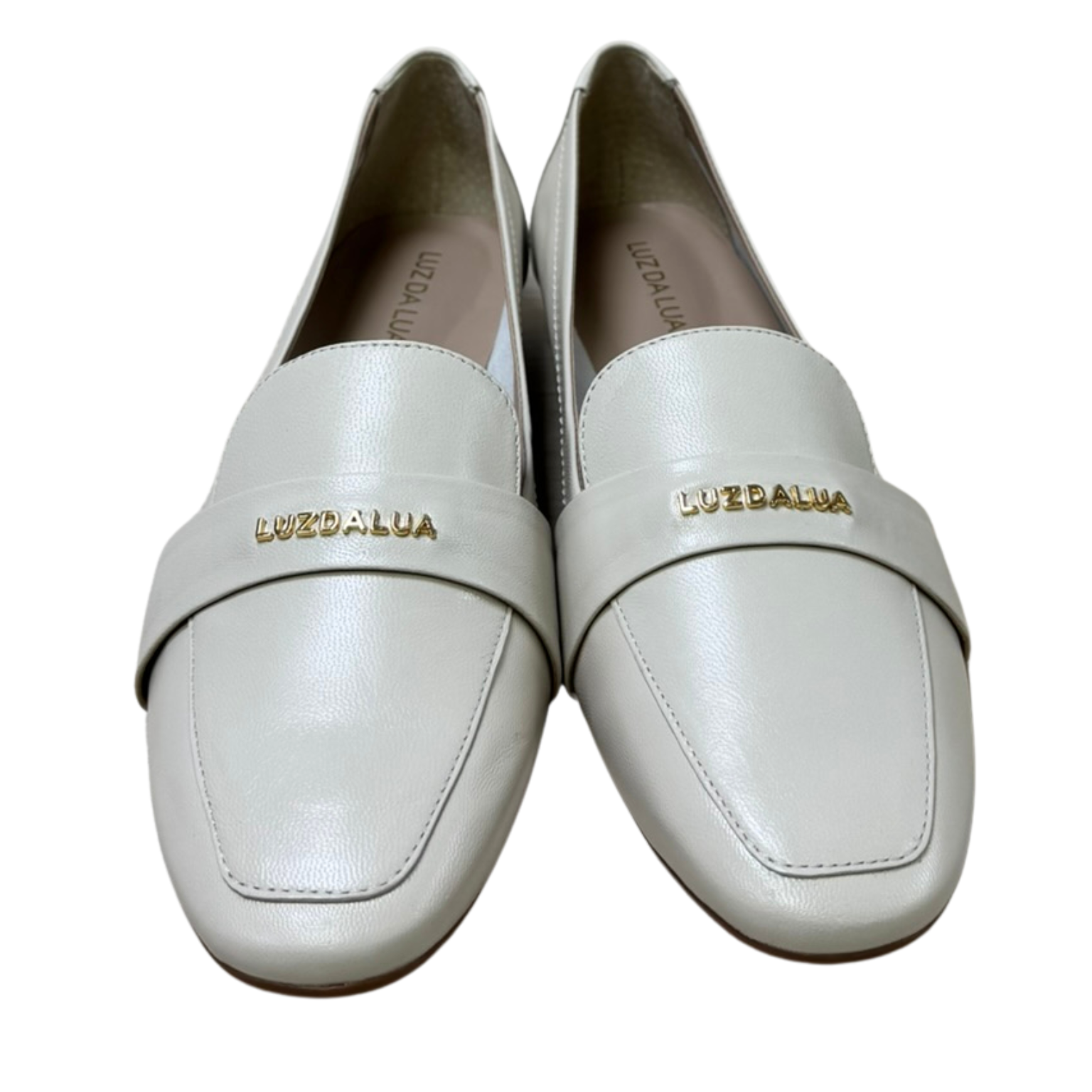 Sapatilha Luz da Lua 80330037 Loafer Couro Natural Panna - Islen