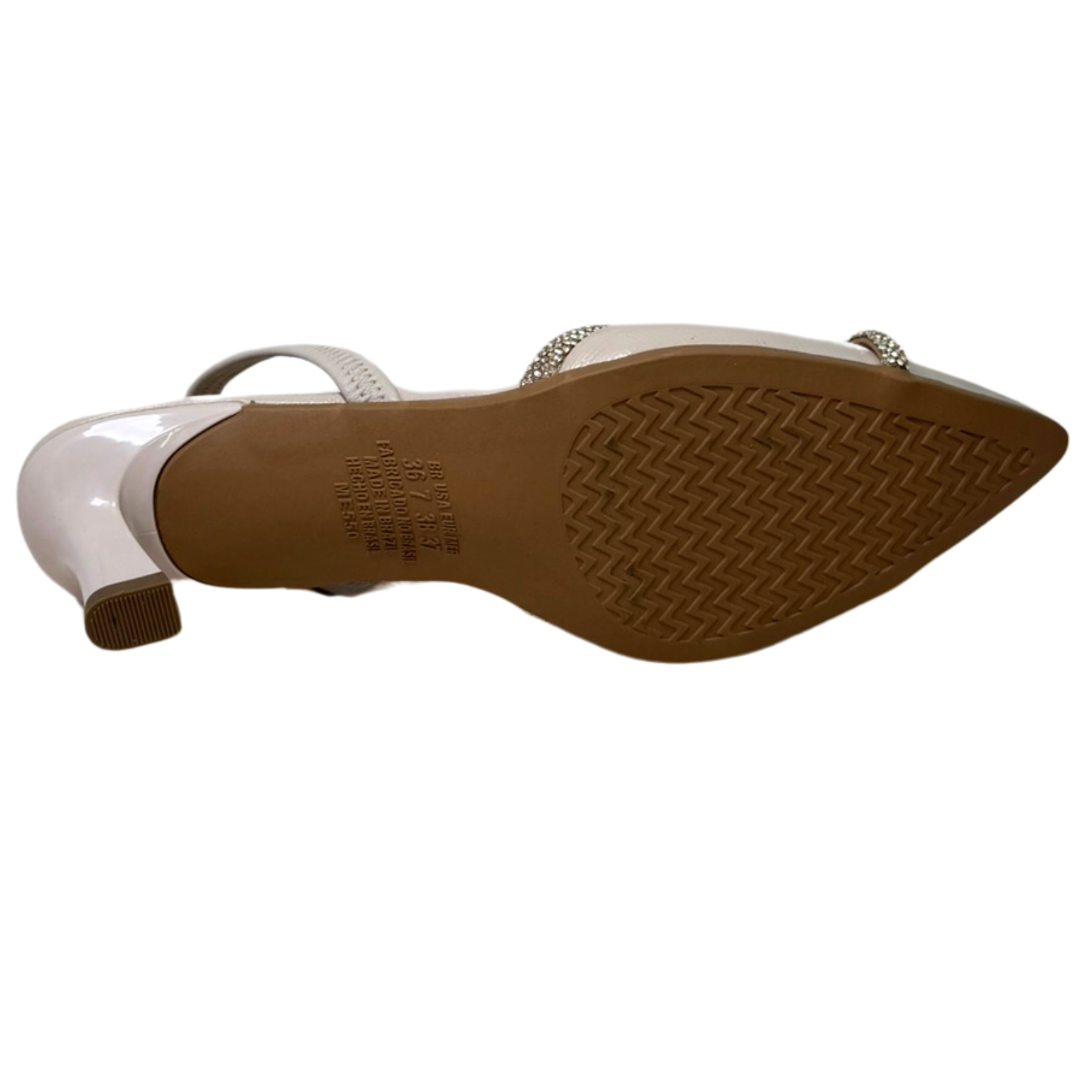 Sapato Mississipi ME913 SlingBack Bonina Marfim - Islen Calçados