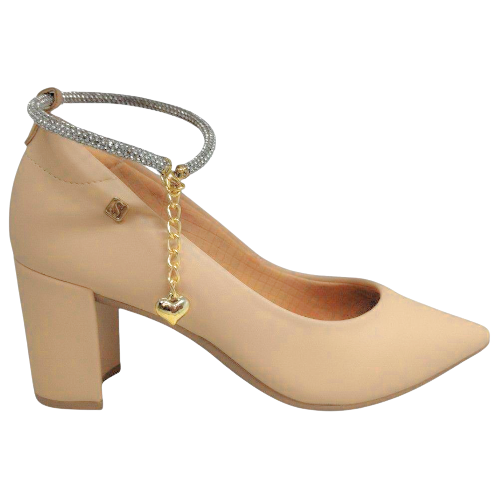 Sapato Santinelli 1544-014-242 Scarpin Mestico Saara Bege