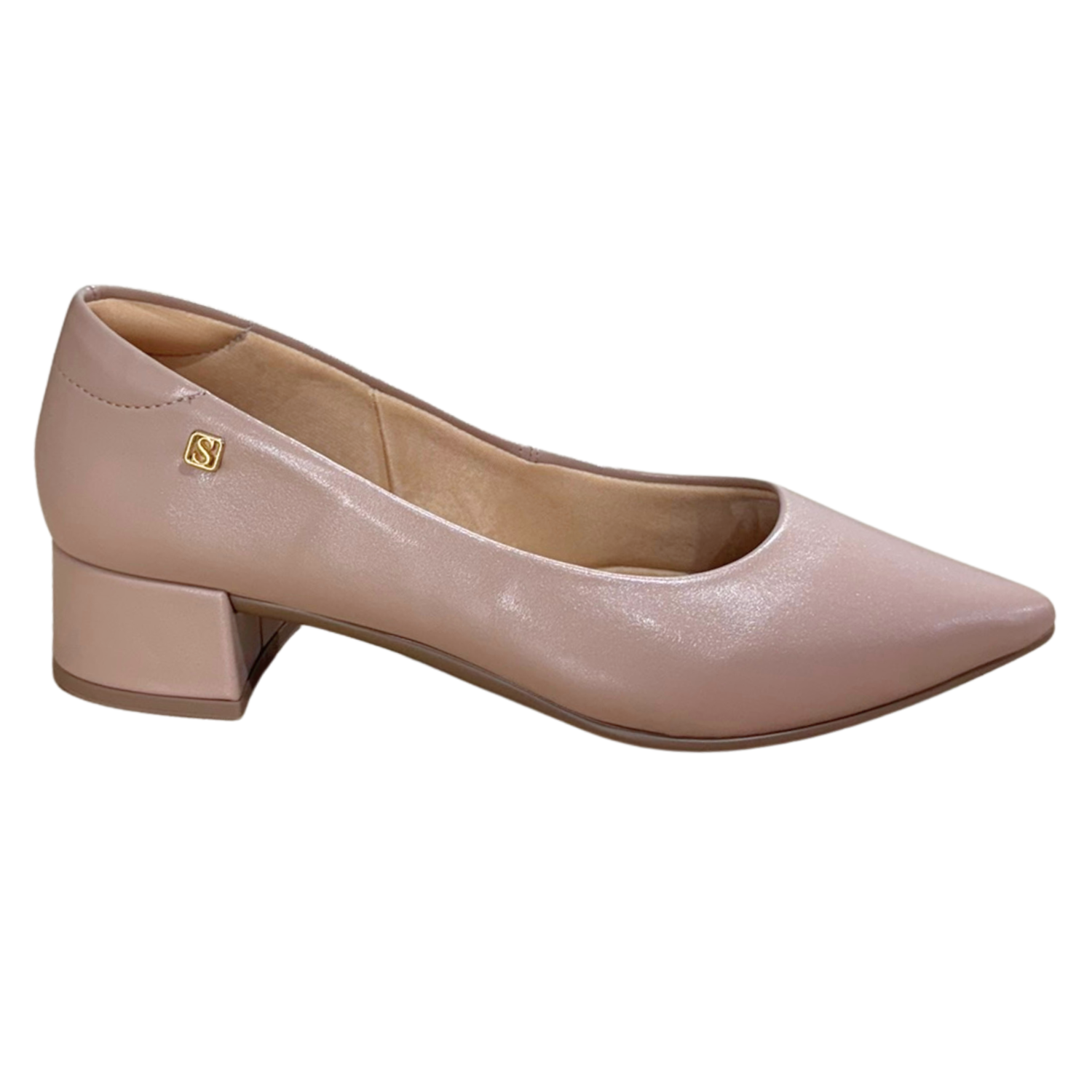 Sapato Santinelli 1546-001-252 Scarpin de salto bloco
