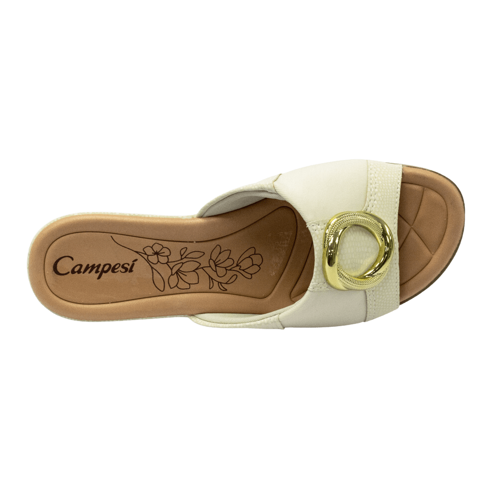 Tamanco Campesi L8663 Valdivia com Proteção de Joanete Gelo