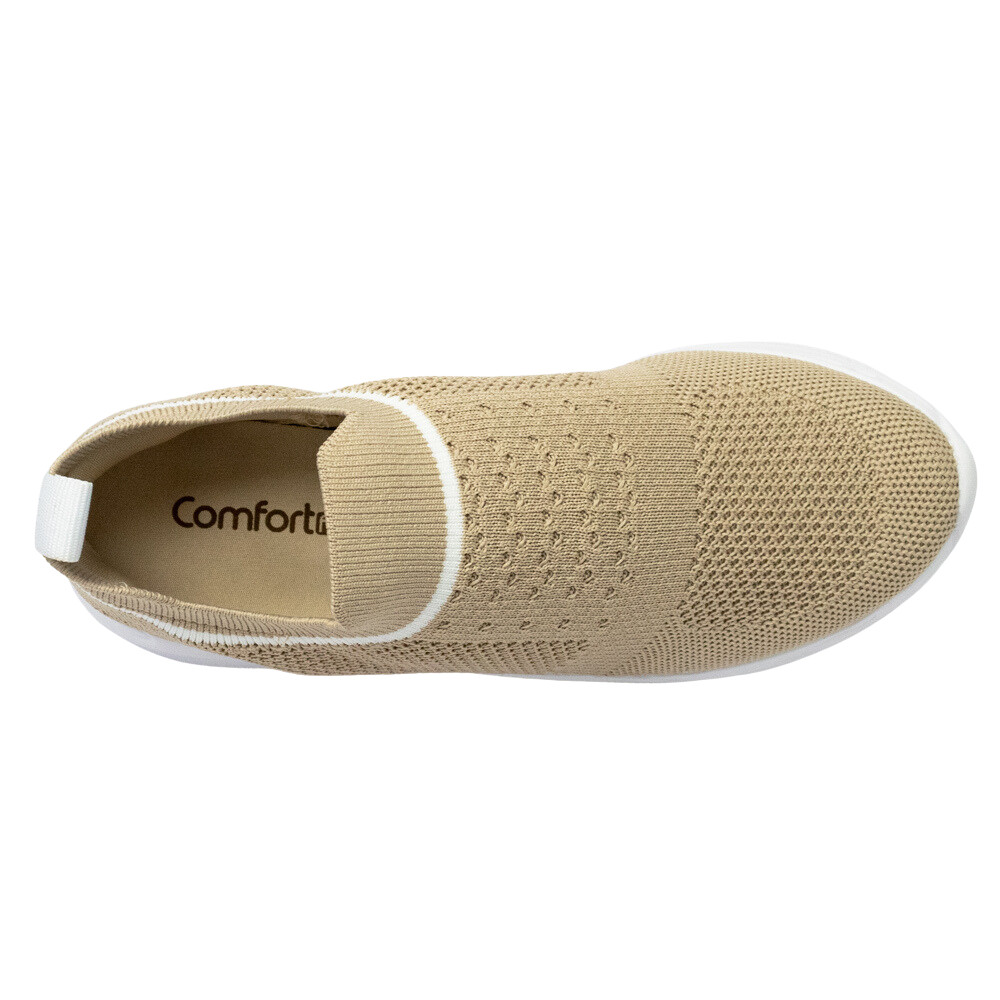 Tênis Comfortflex Casual Knit Rosa 2190304 - Conceito M