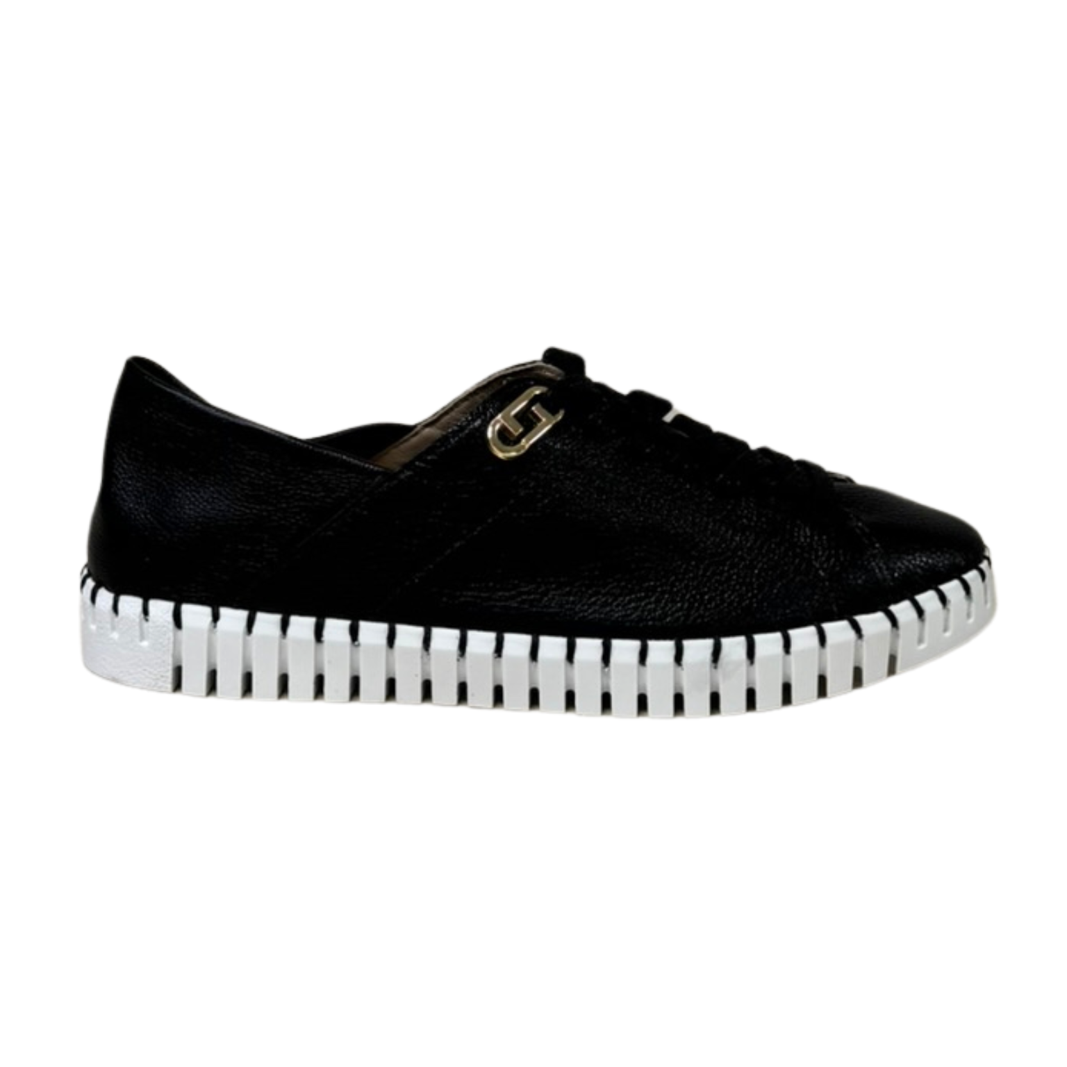 Tênis Luz da Lua 60130041 Couro Natural New Ridge Preto