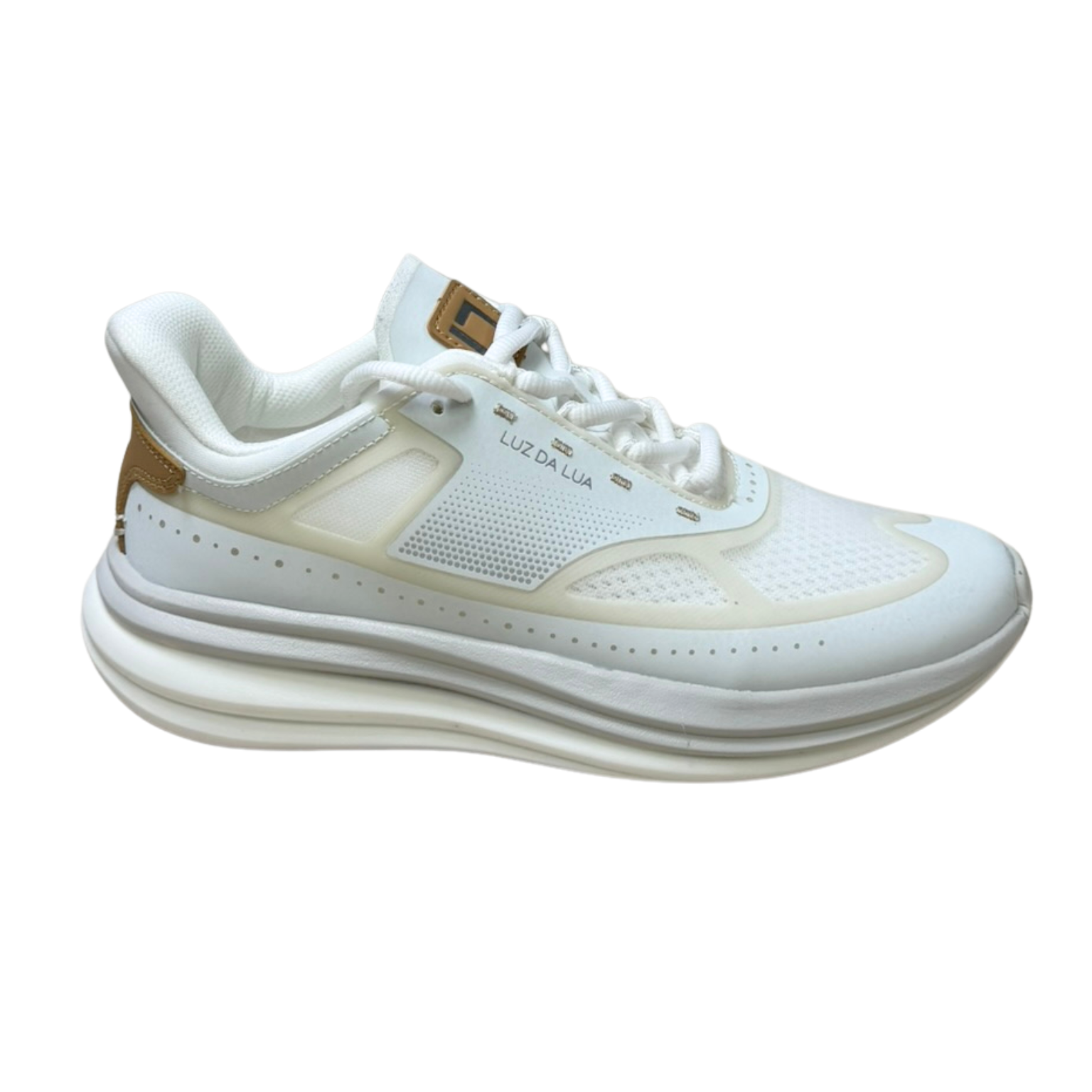 Tênis Luz da Lua 80990001 Ergoform Vitello Branco
