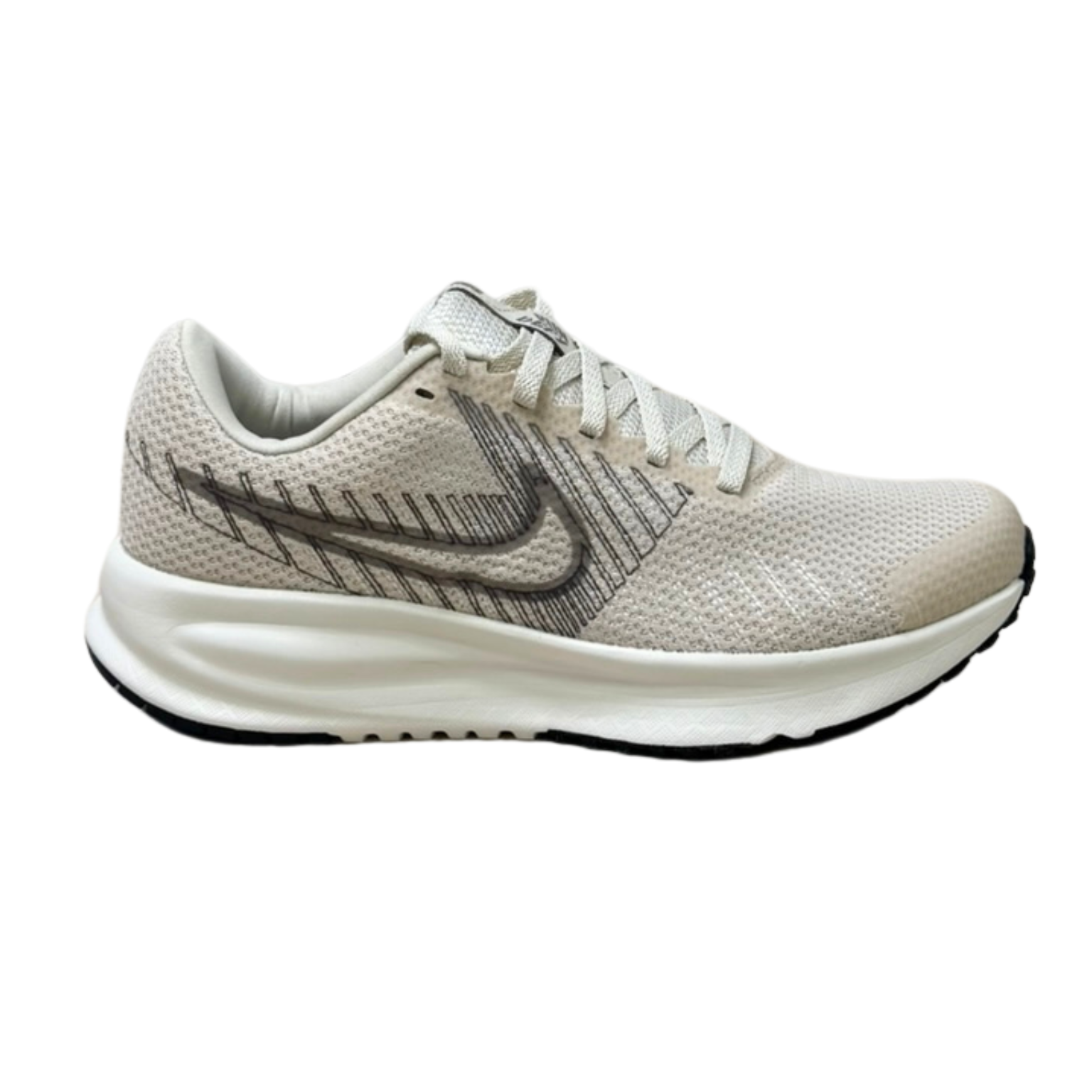 Tênis Nike HM9593 100 W Run Defy  de Corrida Off White