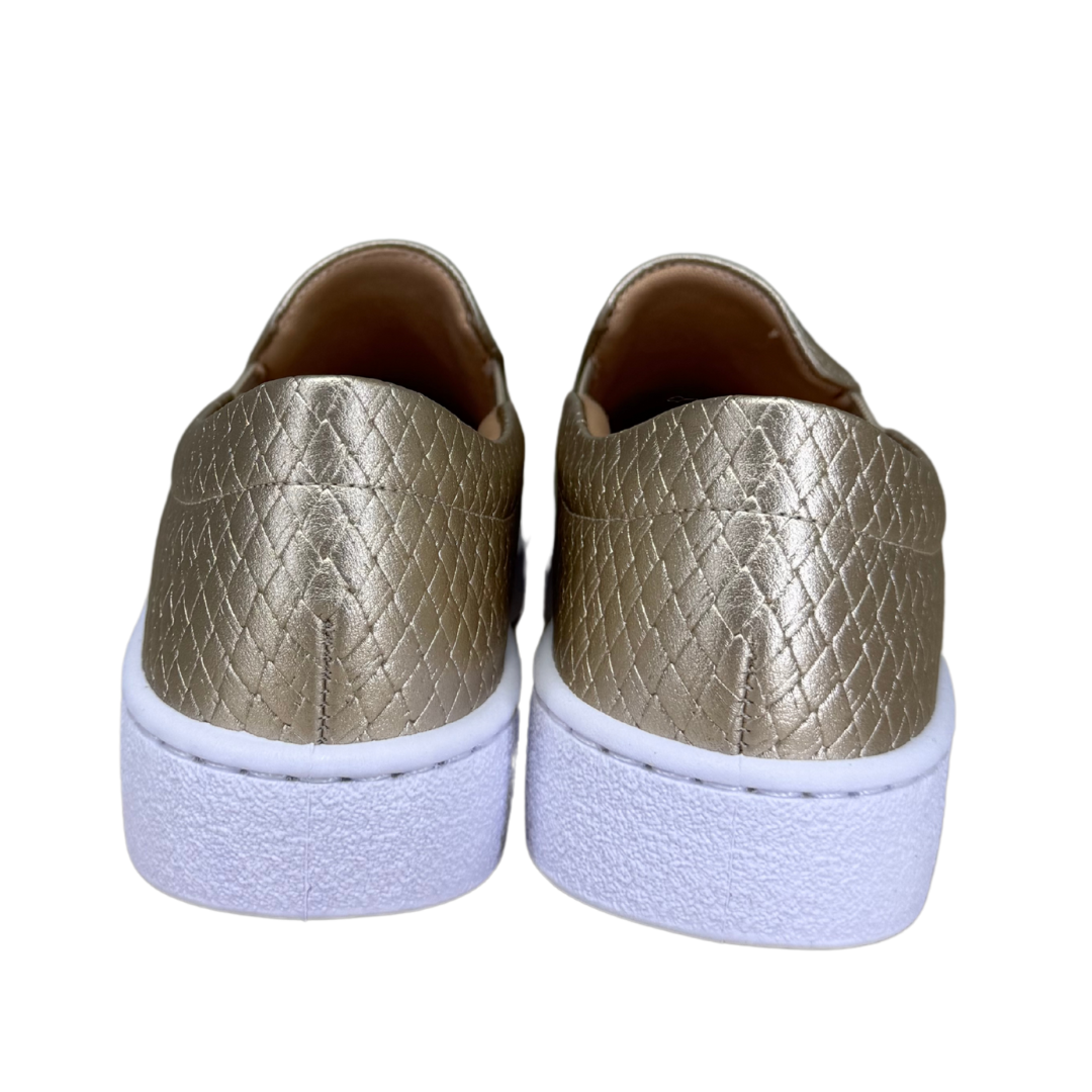 Tênis Santinelli 1554-001-251 Slip On Dourado - Islen Calçados