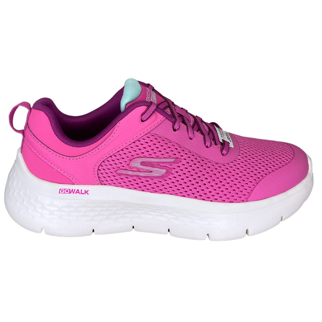 Tênis Skechers 124817BR Go Walk Flex Rosa