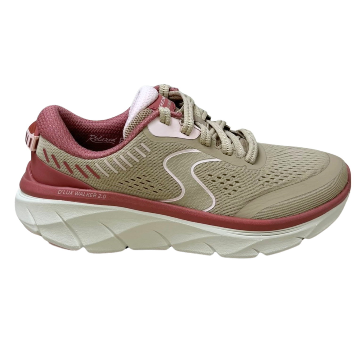 Tênis Skechers 150007 D'Lux Walker 2.0 Active Pace Bege