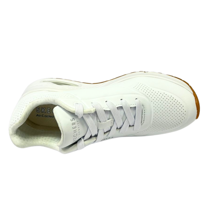 Tênis Skechers 73690 Uno Stand Air com amortecimento Branco