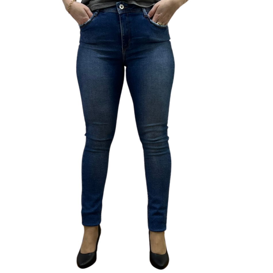 Calça Visual Jeans 102930 Skinny Feminina Jeans 