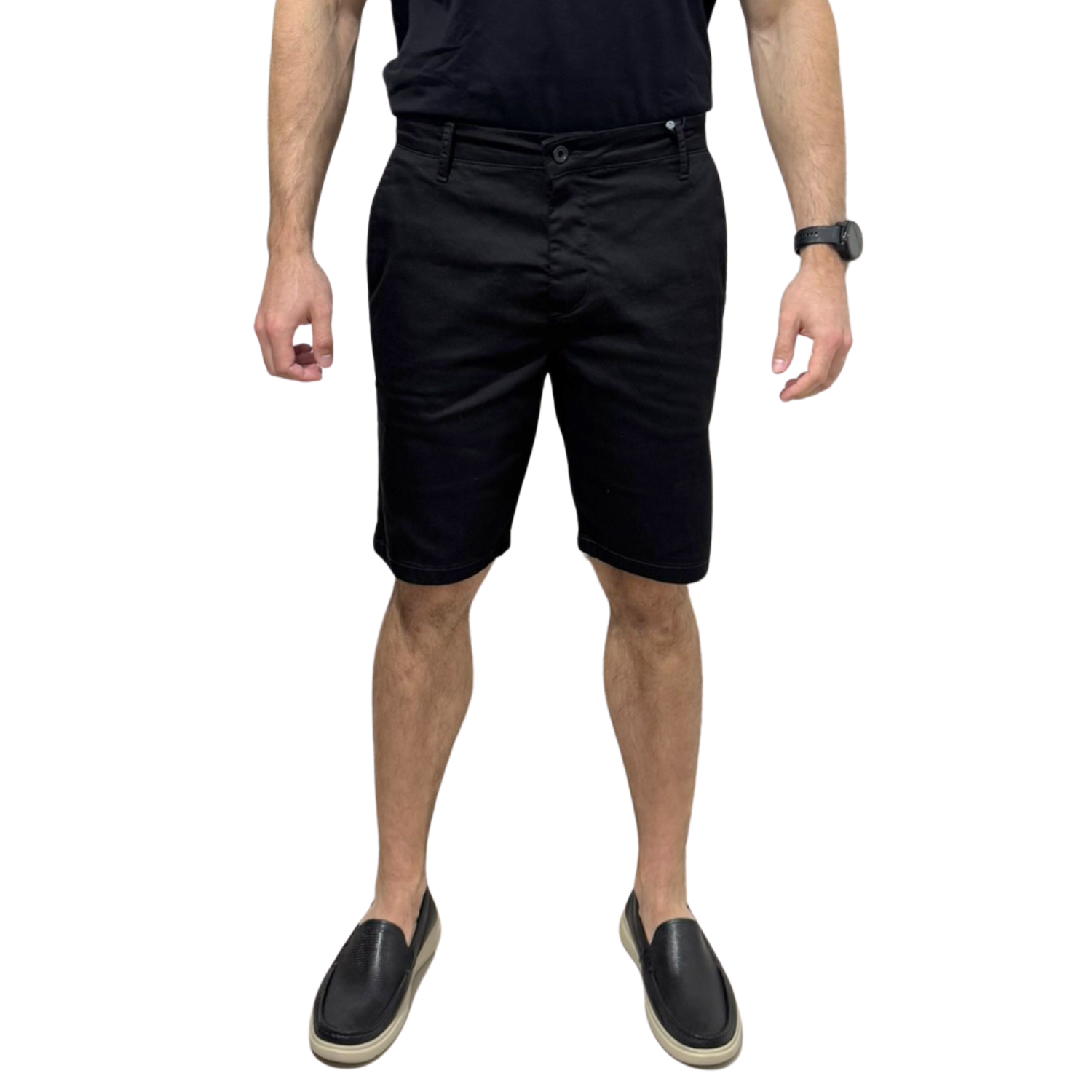 Bermuda Visual 51233 Jeans com Bolso Faca