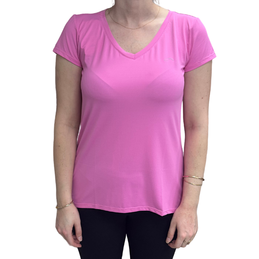 Blusa Praxis 212 691 New Trip Tecido Lycra Rosa