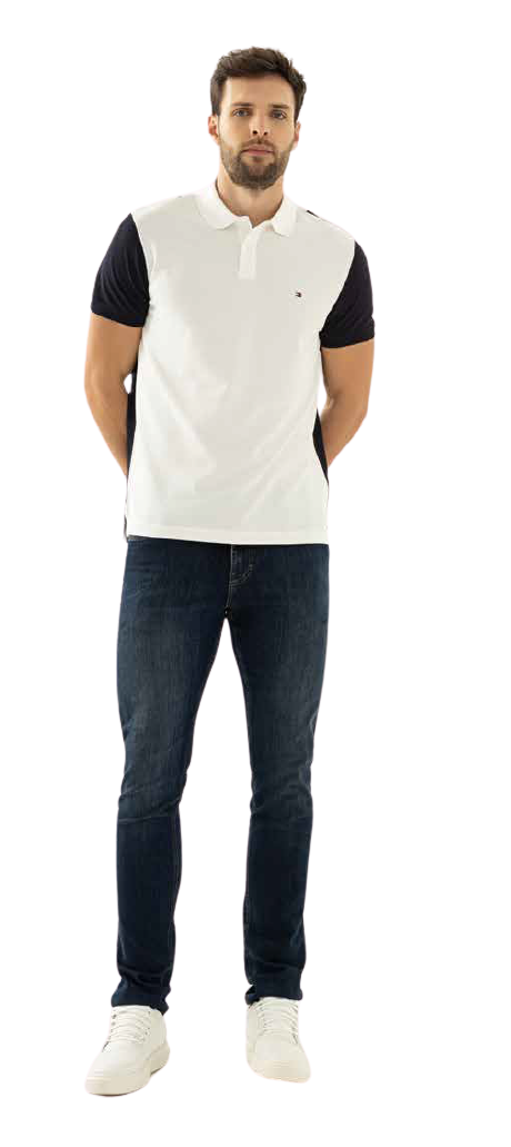 Calça Visual 251776 Jeans Slim Masculina Marinho