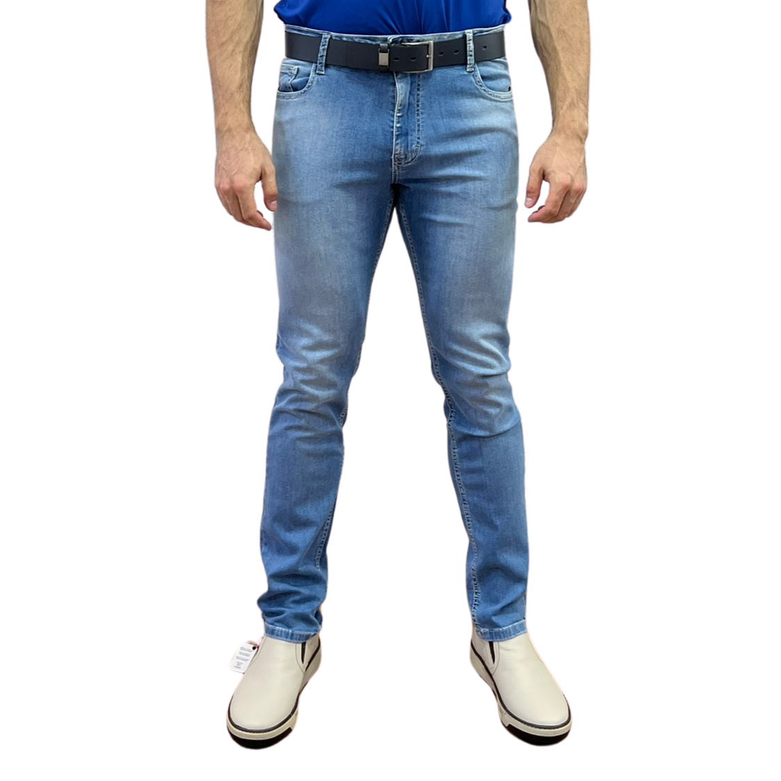 Calça Visual Jeans 251718 Slim Masculina Azul Jeans