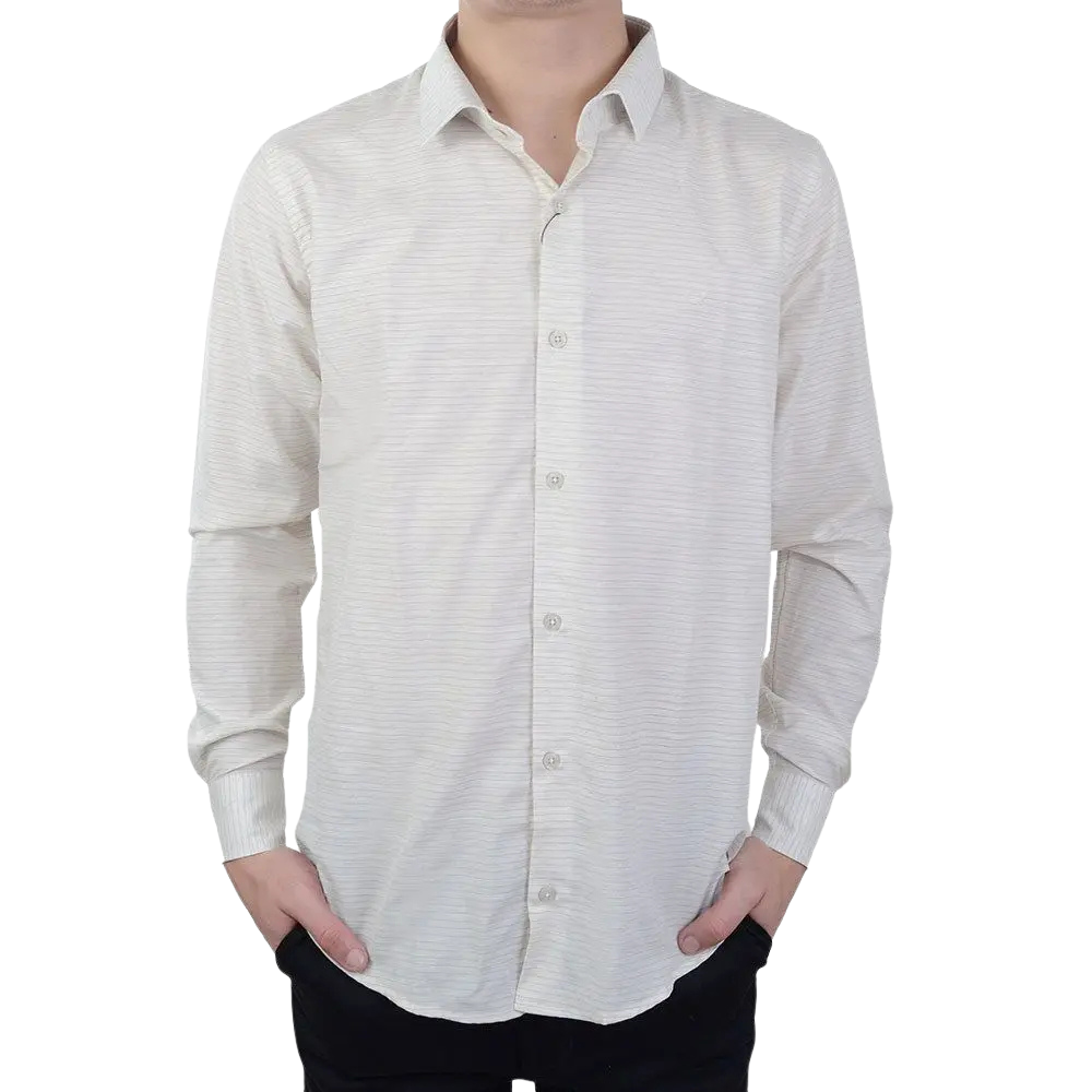 Camisa Ogochi 001543012 Slim Casual Flame Linho