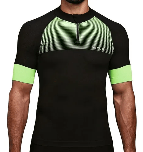 Camiseta Bike Lupo 70695-001 T-Shirt LSport com Detalhes Refletivos