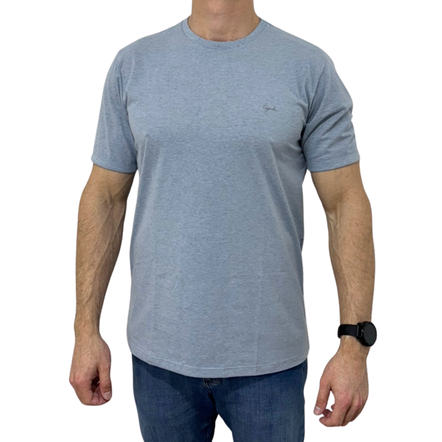 Camiseta Ogochi 6490002 MC Slim Casual em Algodão