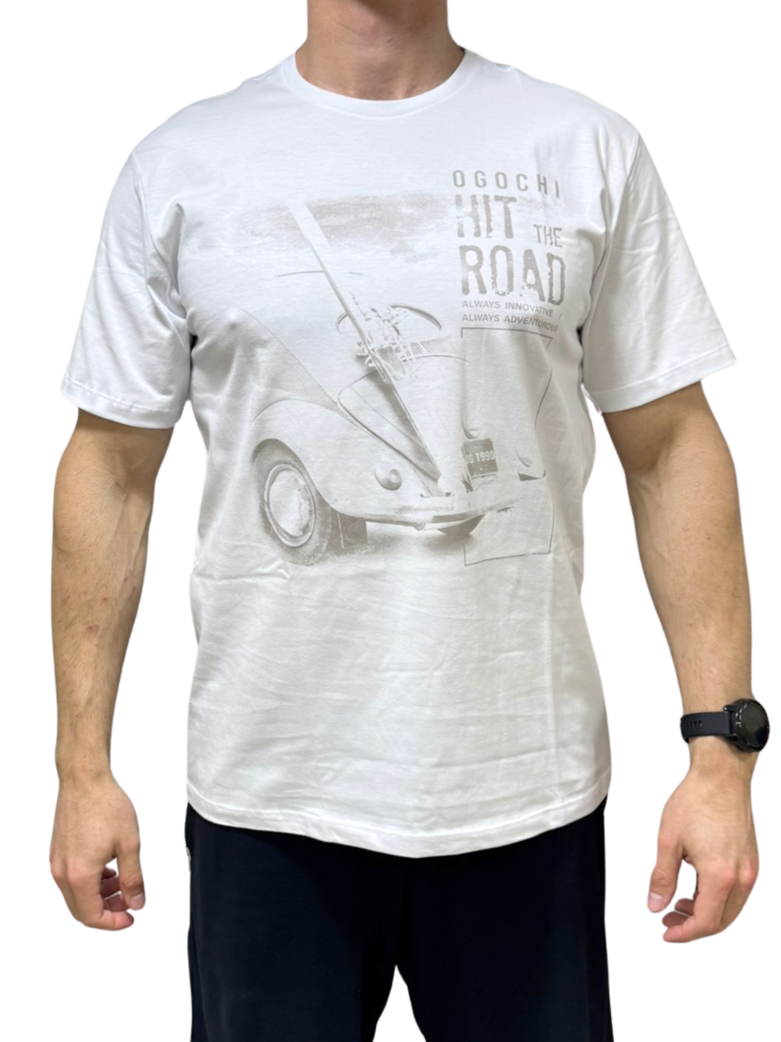 Camiseta Ogochi 6543055 MC Concept Algodão Branco