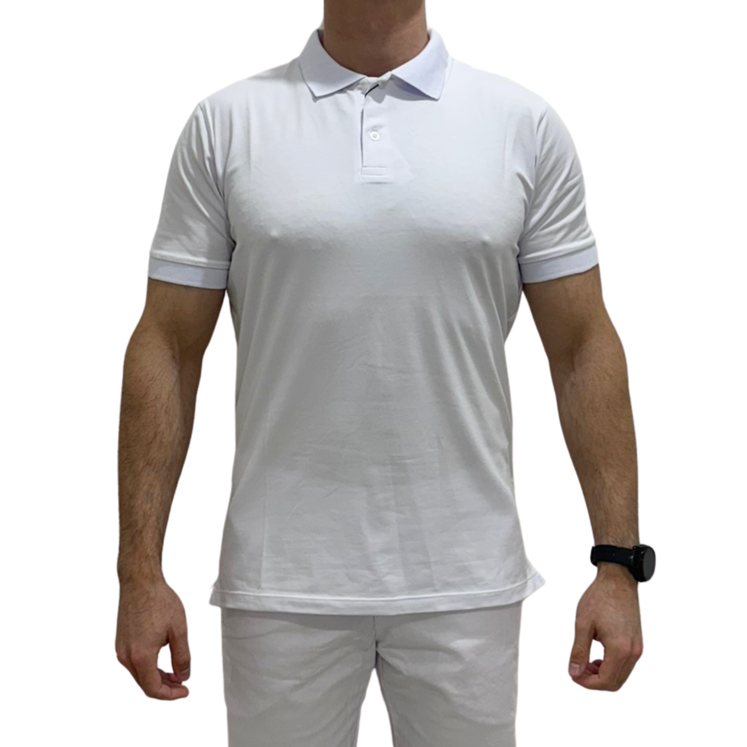 Camiseta Oyhan P2202 Algodão PIMA Peruano Branco