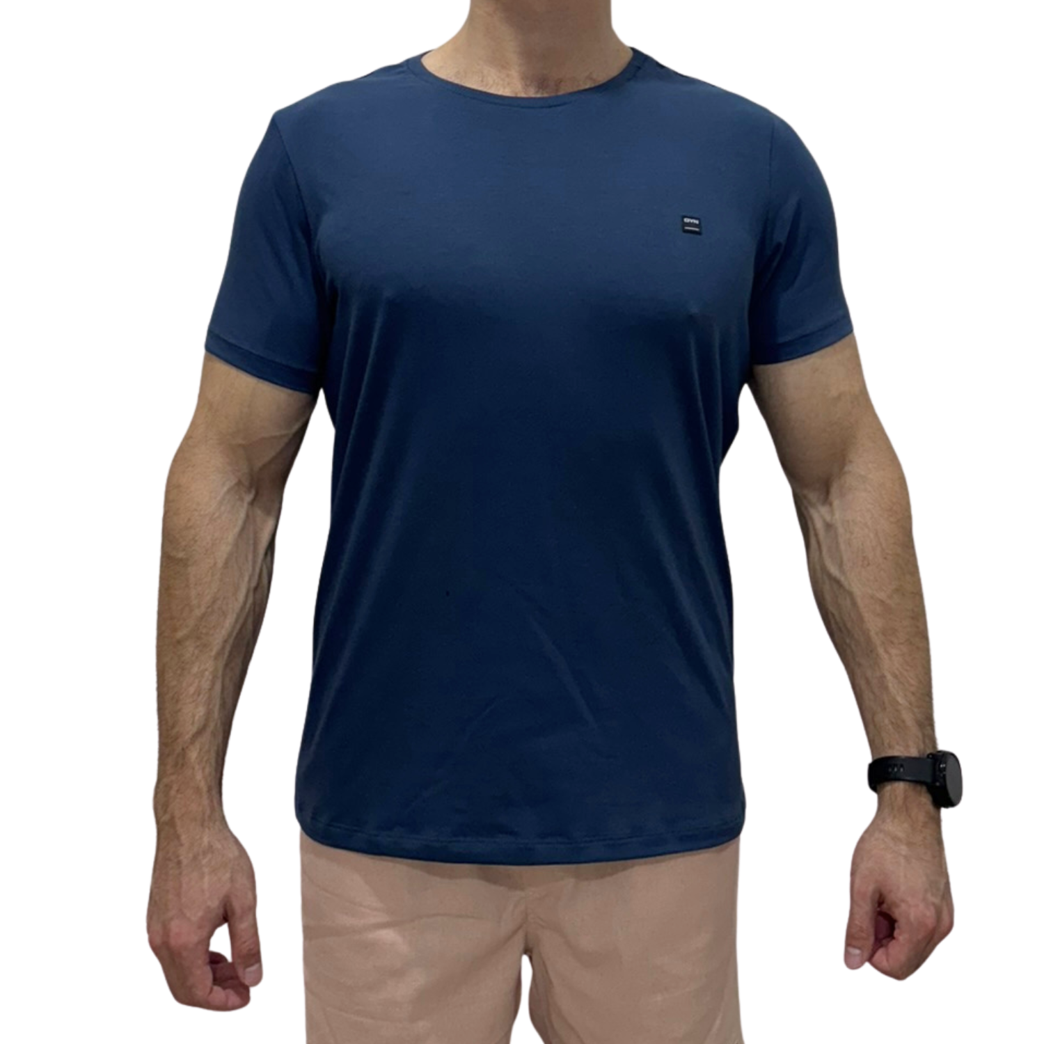 Camiseta Oyhan T2003 Algodão Fio Egípcio Marinho