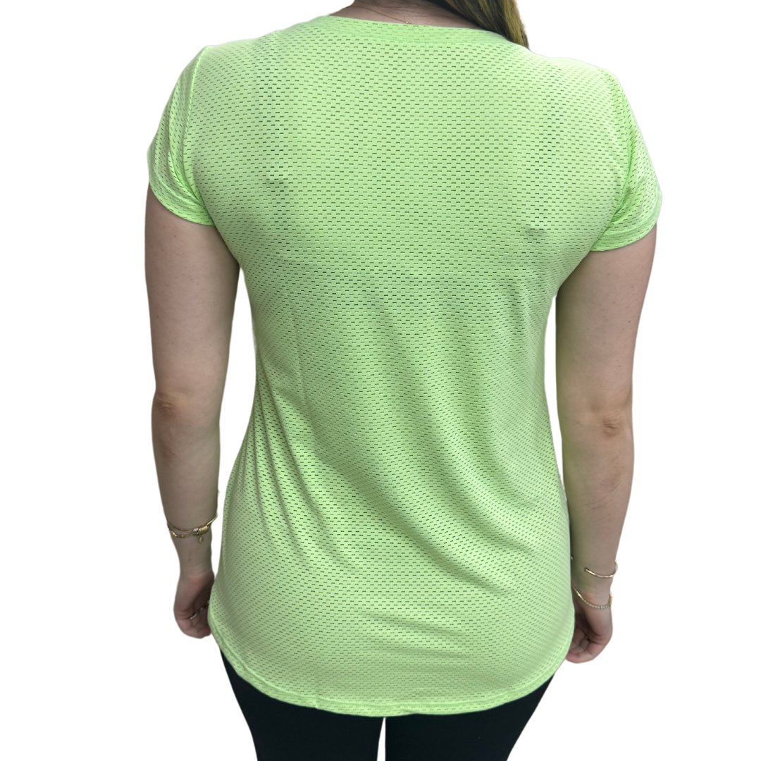 Camiseta Praxis V21190 Fio Texturizado Texneo Dry Verde Menta