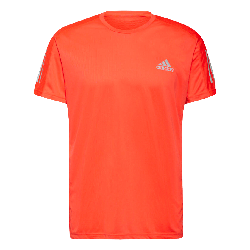 Camiseta Adidas H34491 Own The Run em Tecido AeroReady