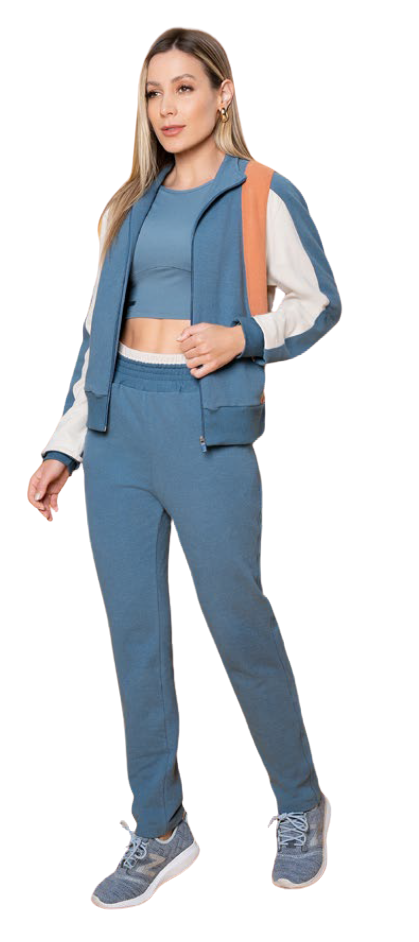 Casaco Rosa Tatuada 10334 Casual Fit Soft Blend