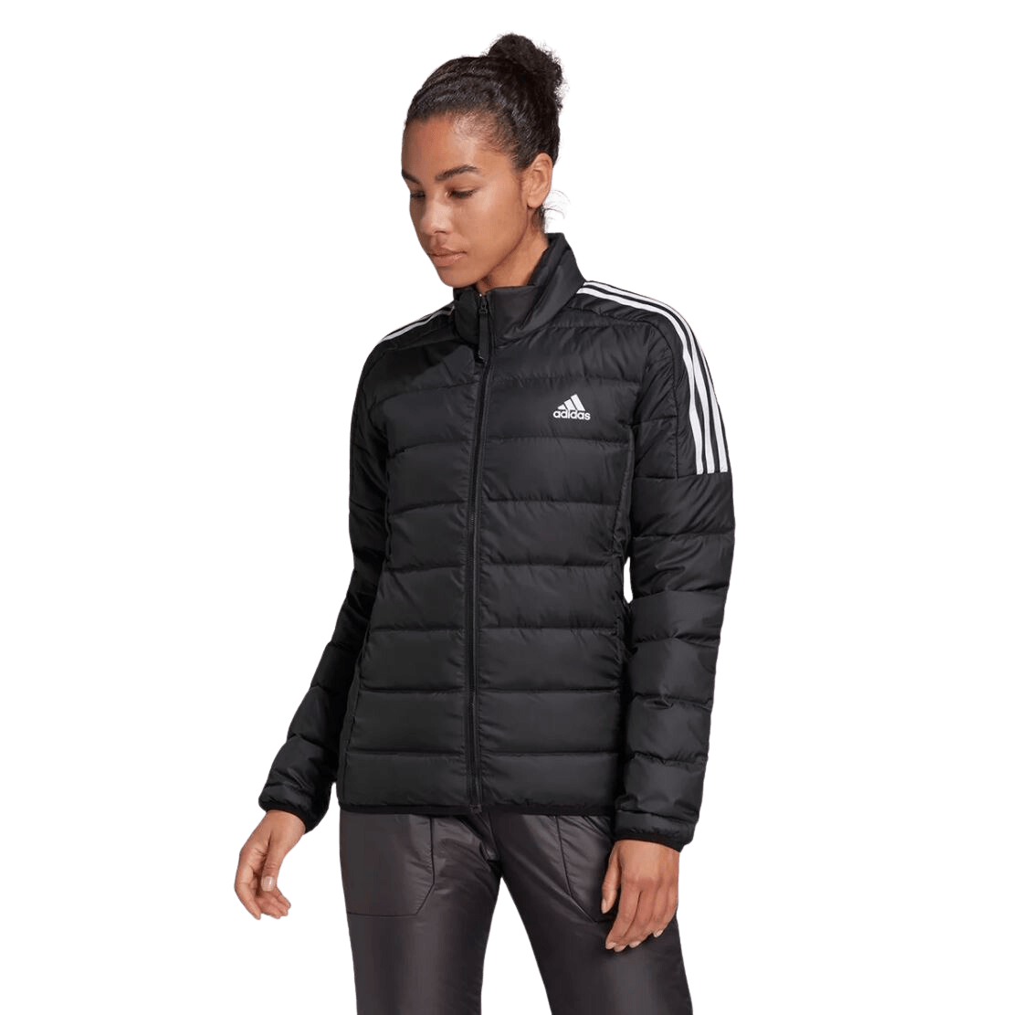 Giro de vuelta Impresión Bienes Jaqueta Adidas GH4593 Essentials Clássica Black and White