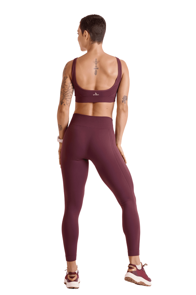 Legging Lupo 71053-0011 Max Lupo Sport Vinho - Islen Calçados