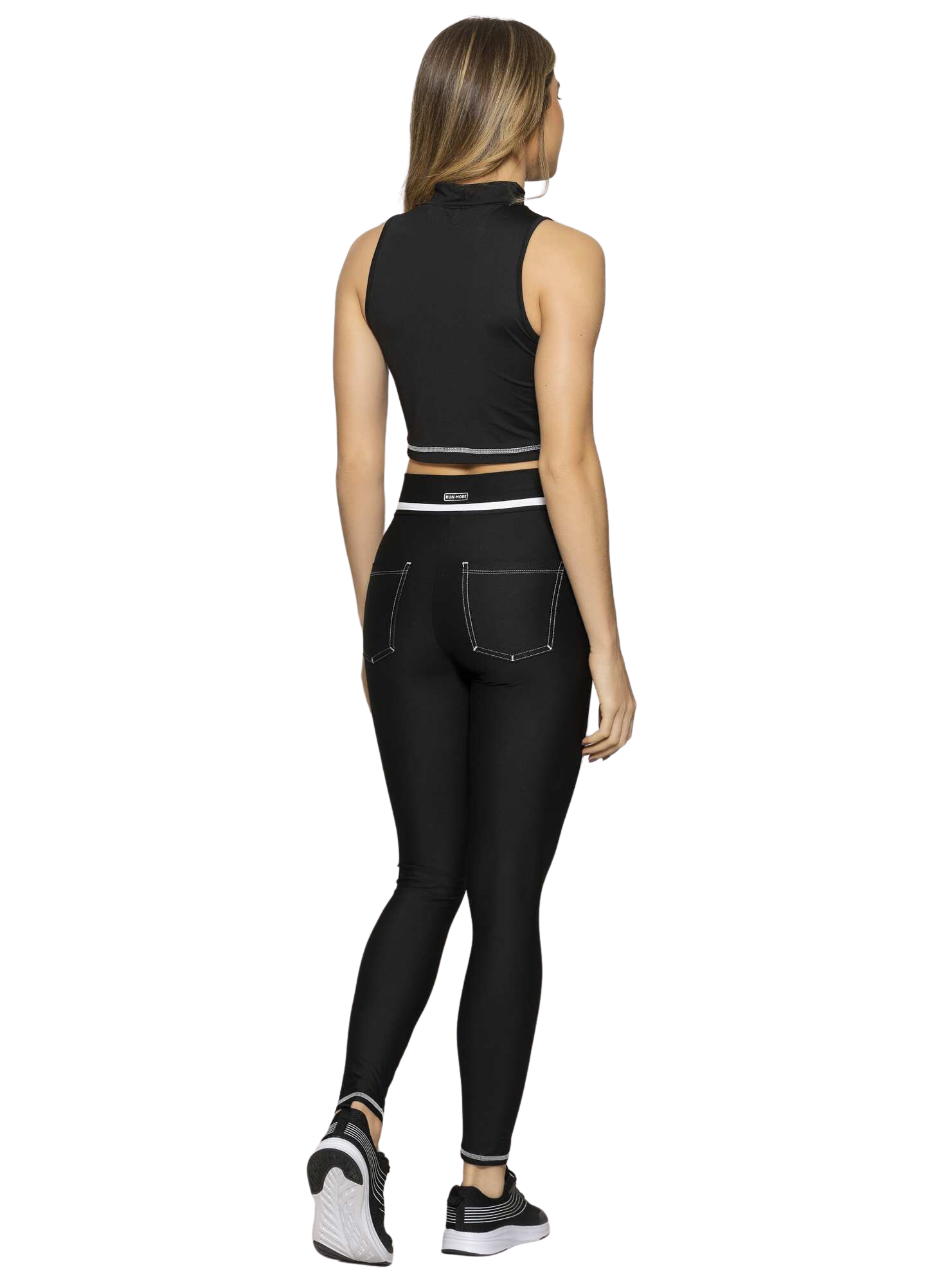 Legging Com Bolso 06549 Preto - Run More