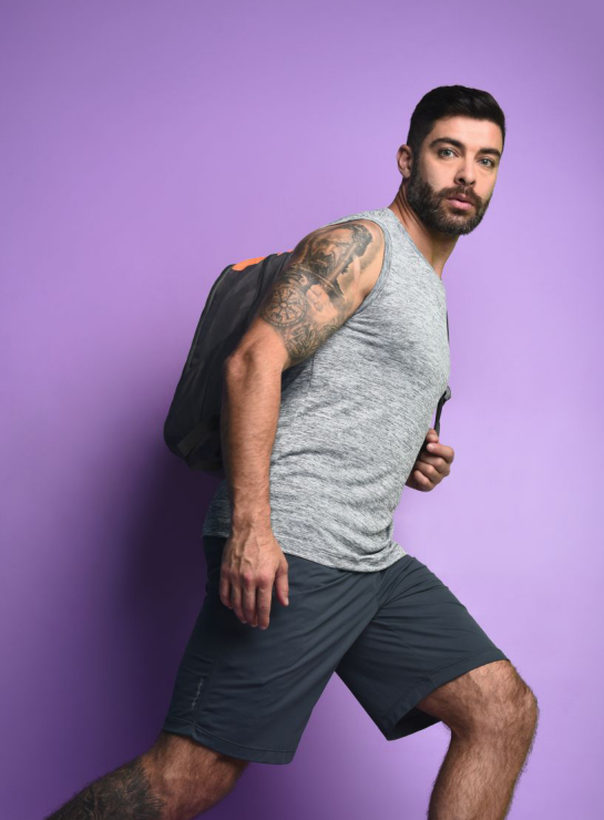 Regata Praxis V23134 Tecido Diklatex Dry Mescla Cinza