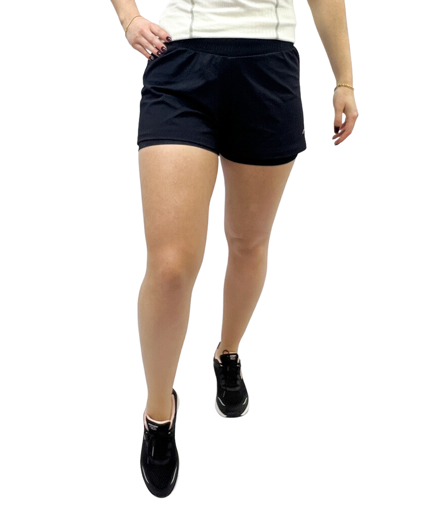 Short Praxis I1954 Tecido Digitale Textil Fresh Fit Preto