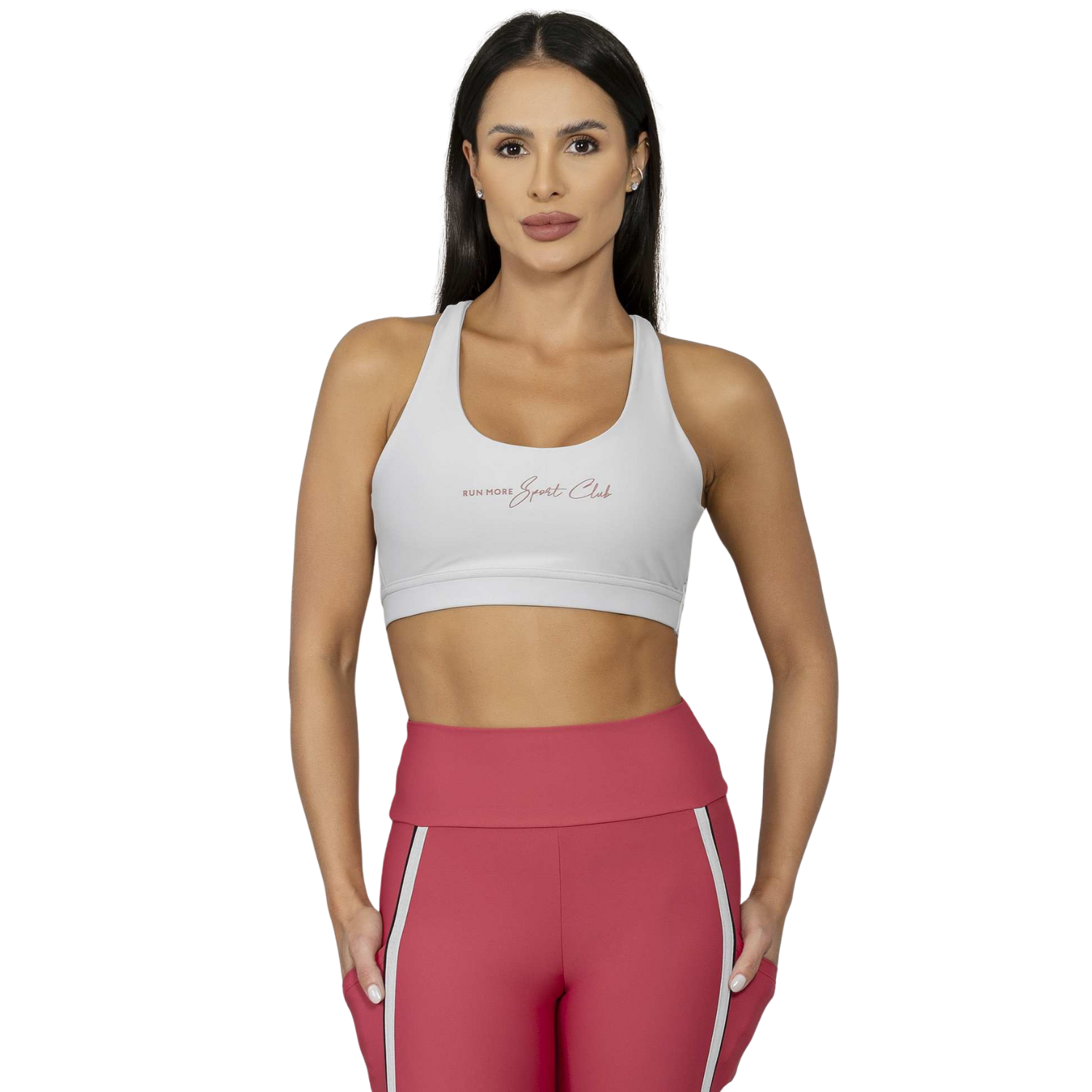 Top Run More 04659 Alta Sustentação tecido Block Up