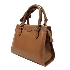 Bolsa Classe 3202-1K2CCC Tote Couro Castor Marrom 