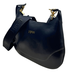 Bolsa JGean MB0050 Couro Natural com Alça Transversal