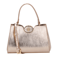 Bolsa Luz da Lua 2000576 Couro Natural Vênus Ouro