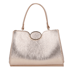 Bolsa Luz da Lua 2000576 Couro Natural Vênus Ouro