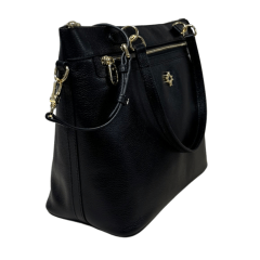 Bolsa Luz da Lua 2000671 Couro Natural New Ridge Preto