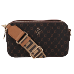 Bolsa Luz da Lua 2000705 Couro Natural Mocca Monograma