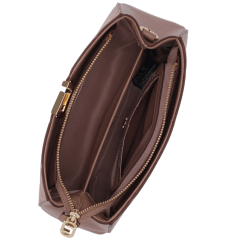 Bolsa Luz da Lua 2000774 Couro Natural Atacama Mousse