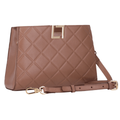 Bolsa Luz da Lua 2000774 Couro Natural Atacama Mousse