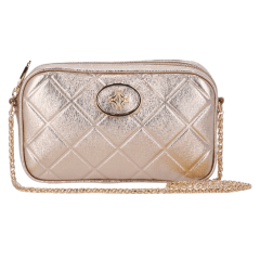 Bolsa Luz da Lua 2000775 Couro Natural Venus Ouro