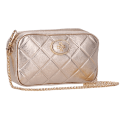 Bolsa Luz da Lua 2000775 Couro Natural Venus Ouro