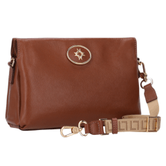 Bolsa Luz da Lua 2000787 Couro Natural Atacama Ambar