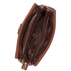 Bolsa Luz da Lua 2000787 Couro Natural Atacama Ambar