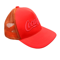 Boné Coca-Cola 38882 Silk Relevo Frontal Laranja