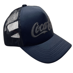 Boné Coca-Cola 38882 Silk Relevo Frontal Preto